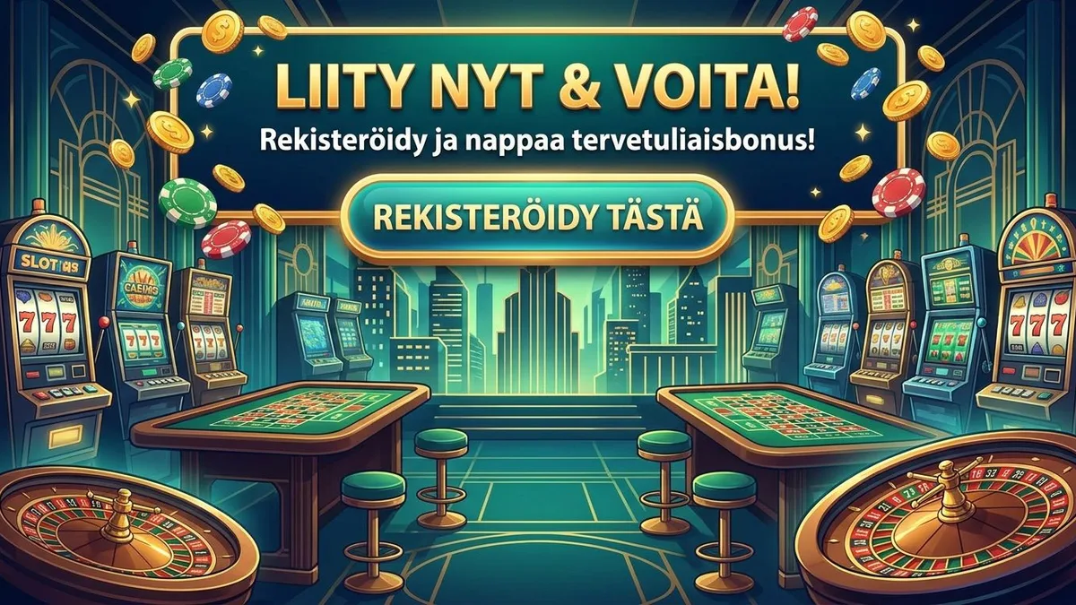 Rekisteröidy bonuksella